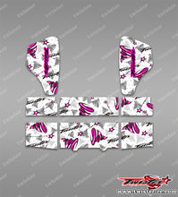 TR-HBW-MT2 HB Racing Wing Optical White Pattern Wrap ( Type MT2 )4 Colors