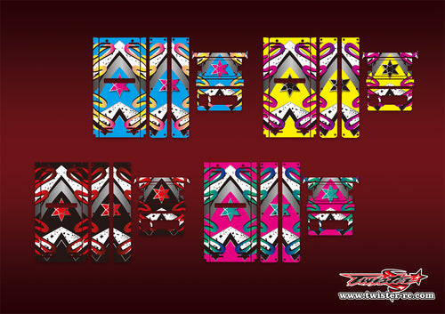 TR-HO-MA16 Hudy Off Road Starter Box Metallic/Optical White Pattern Wrap ( Type A16)4 Colors