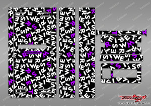 TR-HO-MT1 Hudy Off Road Starter Box Optical White Pattern Wrap ( Type MT1 )4 Colors
