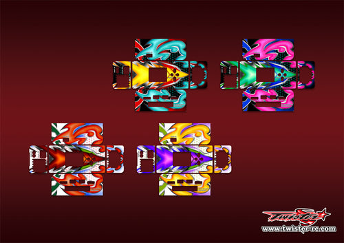 TR-ID-MA20  Gens ACE IMARS DUAL Metallochrome/Optical white Wave Pattern Wrap ( Type A20 ) 4 colors