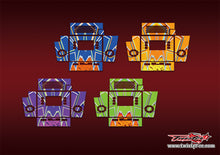 TR-K2-MA18 ISDT K2 Metallic/Optical White Pattern Wrap ( Type A18 )4 Colors