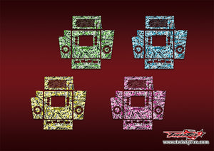 TR-K2-MT3 ISDT K2 Optical White Pattern Wrap ( Type MT3 )4 Colors