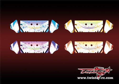 TR-K4W-MA6 Kyosho MP9 TKI4 Wing Metallic/Optical White Pattern Wrap( Type A6 )4 Colors