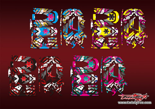 TR-M12-MA16 Sanwa M12 Metallic/Optical White Pattern Radio Wrap ( Type A16)4 Colors