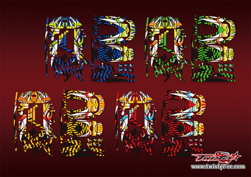 TR-M12-MA17 Sanwa M12 Metallic/Optical White Pattern Radio Wrap ( Type A17)4 Colors