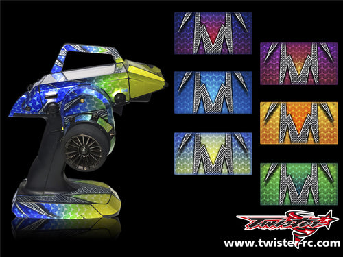 TR-M12-MA3 Sanwa M12 Metallic/Optical White Pattern Radio Wrap ( Type A3 )