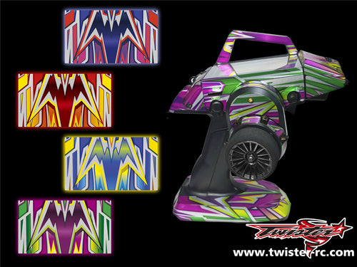 TR-M12-MA4 Sanwa M12 Metallic/Optical White Pattern Radio Wrap ( Type A4 ) 4colors