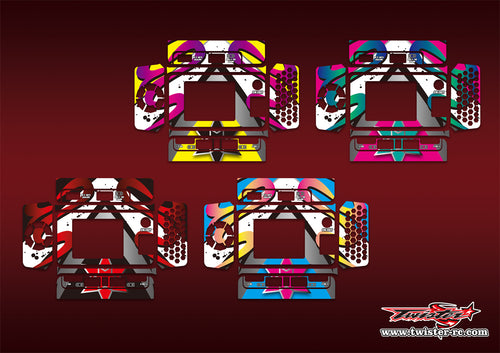 TR-M6D-MA16 ToolkitRC M6D Metallic/Optical White Pattern Wrap ( Type A16)4 Colors