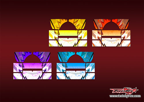 TR-M8RW-MA6 Mugen MBX8R Wing Metallic/Optical White Pattern Wrap( Type A6 )4 Colors