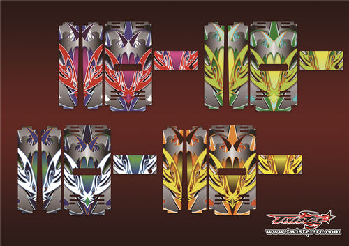 TR-MB-MA12 Mugen Off Road Starter Box Metallic/Optical White Pattern Wrap ( Type A12 )4 Colors
