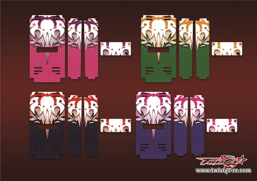 TR-MB-MA13 Mugen Off Road Starter Box Metallic/Optical White Pattern Wrap ( Type A13 )4 Colors