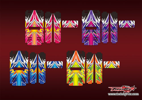 TR-MB-MA15 Mugen Off Road Starter Box Metallic/Optical White Pattern Wrap ( Type A15)4 Colors