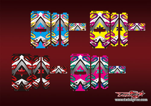 TR-MB-MA16 Mugen Off Road Starter Box Metallic/Optical White Pattern Wrap ( Type A16)4 Colors