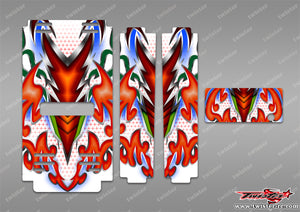 TR-MB-MA20  Mugen Off Road Starter Box Metallochrome/Optical white Wave Pattern Wrap ( Type A20 ) 4 colors