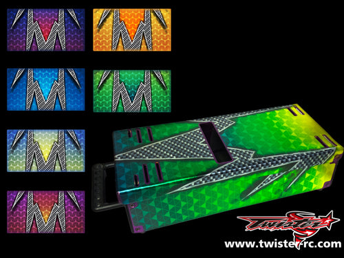 TR-MB-MA3 Mugen Off Road Starter Box Metallic/Optical White Pattern Wrap ( Type A3 )
