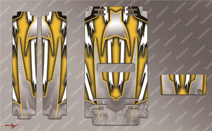 TR-MB-MA8 Mugen Off Road Starter Box Metallic/Optical White Pattern Wrap ( Type A8 ) 4colors