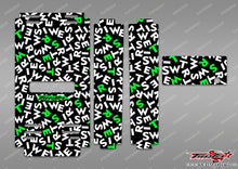TR-MB-MT1 Mugen Off Road Starter Box Optical White Pattern Wrap ( Type MT1 )4 Colors