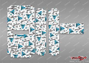 TR-MB-MT2 Mugen Off Road Starter Box Optical White Pattern Wrap ( Type MT2 )4 Colors