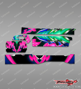 TR-MBX8-MA20   Mugen MBX8 Radio Box Metallic/Optical White Pattern Wrap ( Type A20 ) 4 colors
