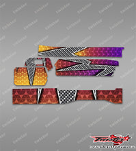 TR-MBX8R-MA3     Mugen MBX8R Radio Box Metallic/Optical White Pattern Wrap ( Type A3 ) 6 colors