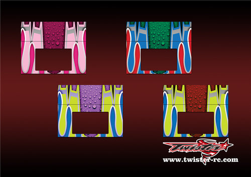TR-MMC-MA10 Muchmore Hybrid Touch Duo Charger  Metallic/Optical White Pattern Wrap ( Type A10 ) 4 Colors