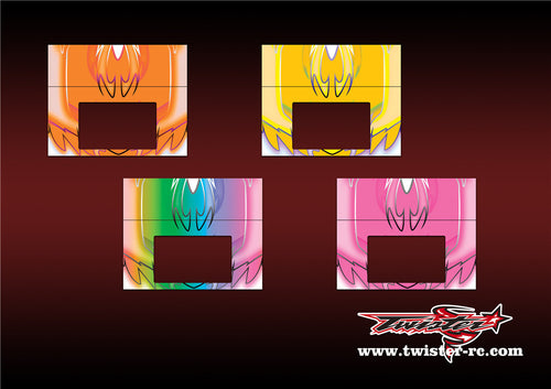 TR-MMC-MA11 Muchmore Hybrid Touch Duo Charger Metallic/Optical White Pattern Wrap ( Type A11 ) 4 Colors