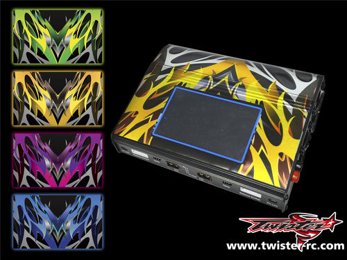 TR-MMC-MA2 Muchmore Hybrid Touch Duo Charger Metallic/Optical White Pattern Wrap ( Type A2 )