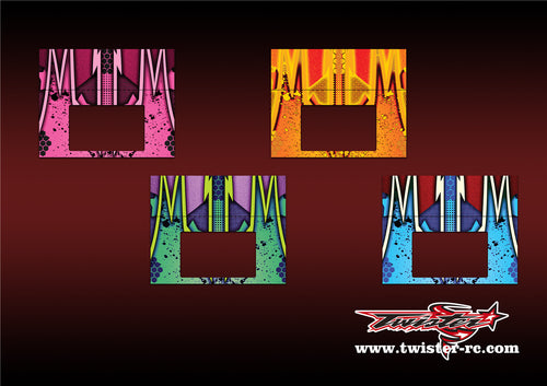TR-MMC-MA9 Muchmore Hybrid Touch Duo Charger Metallic/Optical White Pattern Wrap ( Type A9 ) 4 colors