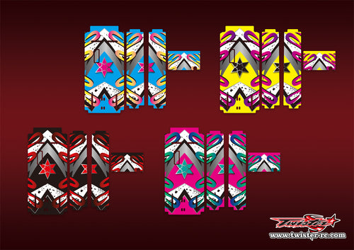 TR-MO-MA16 Mugen on Road Starter Box Metallic/Optical White Pattern Wrap ( Type A16)4 Colors