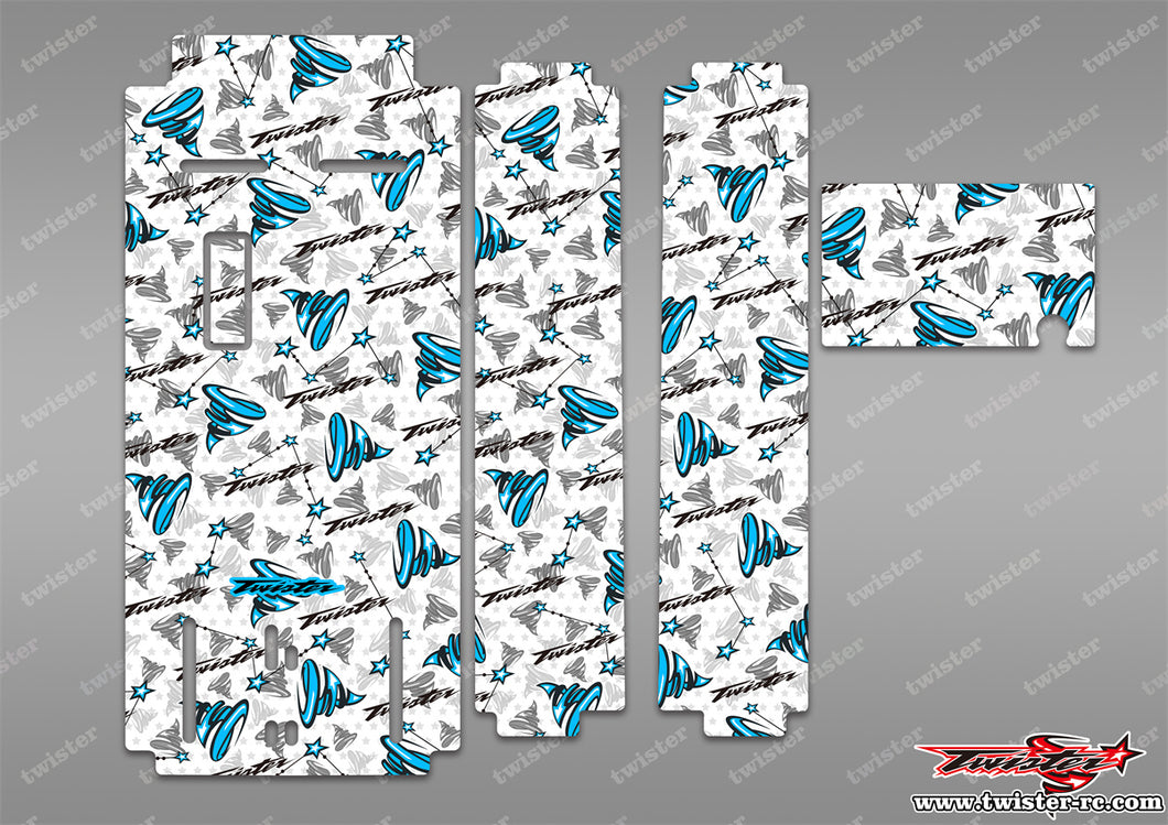 TR-MO-MT2 Mugen on Road Starter Box Optical White Pattern Wrap ( Type MT2 )4 Colors