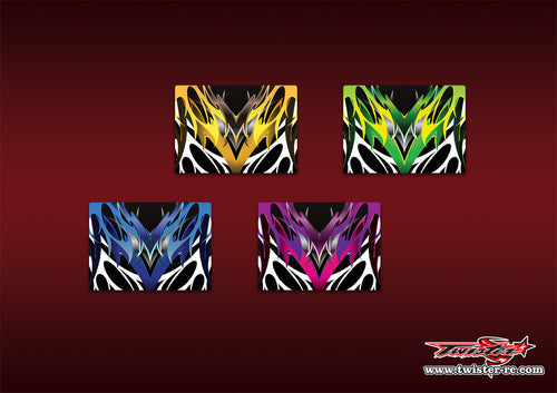 TR-MP10E-MA2 Koyosho MP10E Radio Box Metallic/Optical White Pattern Wrap ( Type A2 ) 4 colors