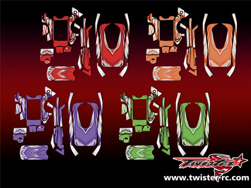 TR-MT4-MA5 Sanwa MT-4/MT-4S Metallic/Optical White Pattern Radio Wrap ( Type A5 )