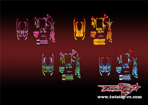 TR-MT4-MA9 Sanwa MT-4 Metallic/Optical White Pattern Radio Wrap ( Type A9 )4 colors