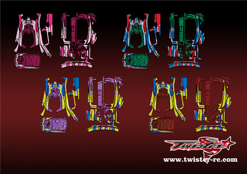 TR-MT44-MA10 Sanwa MT-44 Metallic/Optical White Pattern Radio Wrap ( Type A10 ) 4 Colors