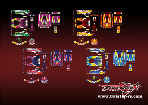 TR-NB4-MA4 Noble NB4 Metallic/Optical White Pattern Radio Wrap ( Type A4 ) 4colors