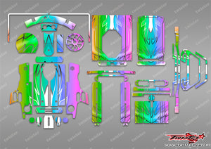 TR-NB4PRO-MA11 Noble NB4 Pro Metallic/Optical White Pattern Radio Wrap ( Type A11 )4 Colors
