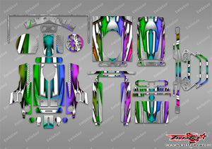 TR-NB4PRO-MA8 Noble NB4 Pro Metallic/Optical White Pattern Radio Wrap ( Type A8 )4 Colors