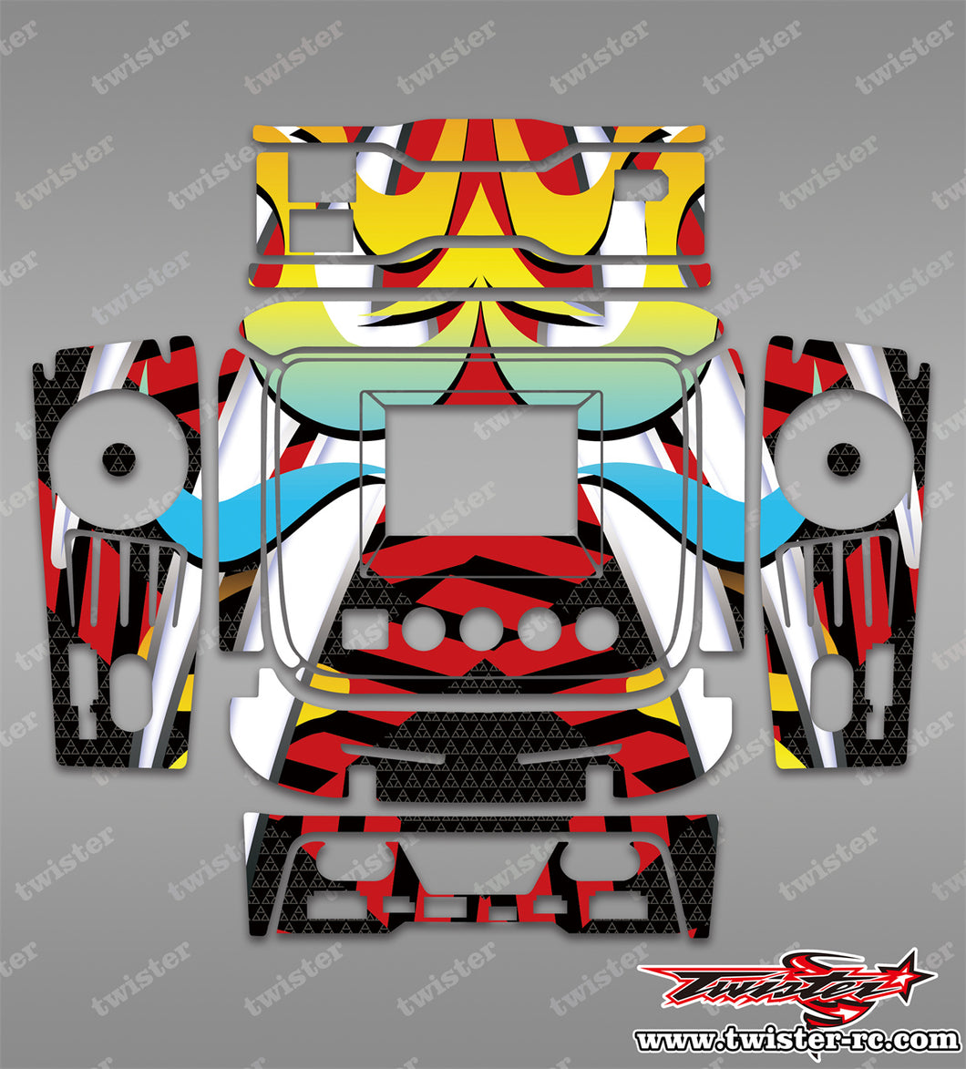 TR-Q200-MA17 Sky RC Q200 Charger Metallic/Optical White Pattern Wrap ( Type A17 )4 Colors