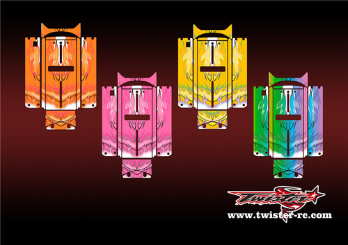 TR-QW-MA11 Q-World Starter Box Metallic/Optical White Pattern Wrap ( Type A11 ) 4 Colors