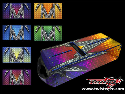 TR-QW-MA3 Q-World Starter Box Metallic/Optical White Pattern Wrap ( Type A3 )