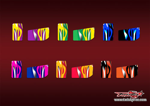 TR-RBMP9-MA1 Kyosho MP9 /MP10 radio box Metallic/Optical White Pattern Wrap ( Type A1 ) 6 colors
