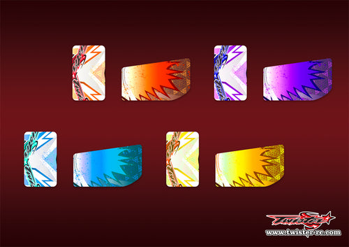 TR-RBMP9-MA6 Kyosho MP9 /MP10 radio box Metallic/Optical White Pattern Wrap( Type A6 )4 Colors