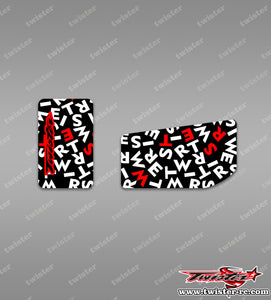 TR-RBMP9-MT1 Kyosho MP9 /MP10 radio box Optical White Pattern Wrap ( Type MT1 )4 Colors