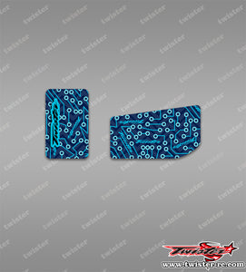TR-RBMP9-MT4 Kyosho MP9 /MP10 Radio Box Optical White Pattern Wrap ( Type MT4 ) 4 Colors