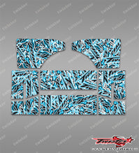 TR-RC8B4W-MT3 Team Associated RC8 B4 Wing Optical White Pattern Wrap ( Type MT3 )4 Colors
