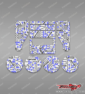 TR-RSTWPRO-MT4 SKYRC RSTW PRO Tire Warmer Optical White Pattern Wrap ( Type MT4 ) 4 Colors