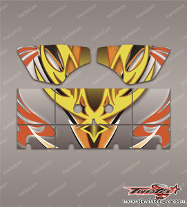 TR-S8W-MA12 Serpent SRX8 Wing Metallic/Optical White Pattern Wrap ( Type A12 )4 Colors