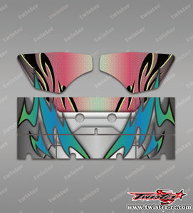 TR-S8W-MA14 Serpent SRX8 Wing Metallic/Optical White Pattern Wrap ( Type A14 )4 Colors