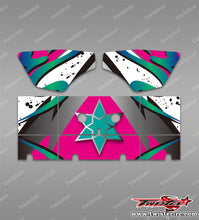 TR-S8W-MA16 Serpent SRX8 Wing Metallic/Optical White Pattern Wrap ( Type A16)4 Colors