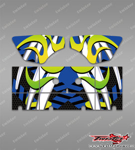 TR-S8W-MA17 Serpent SRX8 Wing Metallic/Optical White Pattern Wrap ( Type A17 )4 Colors